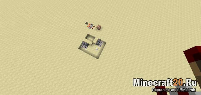 Секретная дверь в полу в Майнкрафте 1.5-1.9x Секретная дверь в полу в Майнкрафте 1.5-1.9x