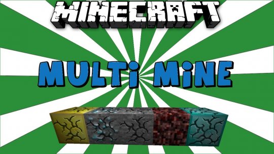 Перейти в новость Мод Multi Mine 1.20.4/1.19.4 (Сохранения сломанных блоков)