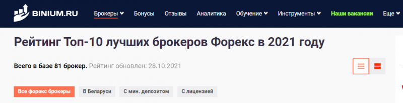 Перейти в новость Как выбрать ТОП 10 лучших Форекс брокеров?