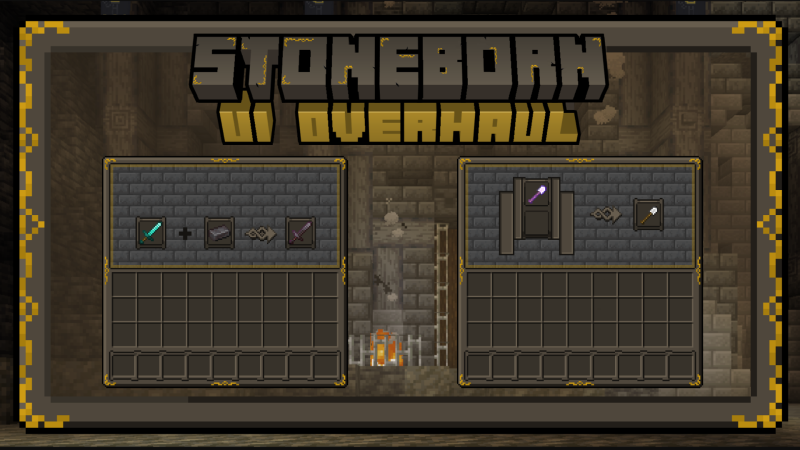 STONEBORN - Dwarven-Fantasy Inspired UI Overhaul 1.21.11/1.19.4 (Тёмный фэнтезийный интерфейс 16x) | Сегодня, 11:21 - Текстуры для Minecraft / 1.12 / 1.11.2 / 1.12.1 / 1.12.2 / 1.13 / 1.13.1 / 1.13.2 / 1.14 / 1.14.3 / 1.14.4 / 1.15 / 1.15.1 / 1.15.2 / Текстуры 16x / Средневековые / Стандартные  / Хоррор / 1.16 / 1.16.1 / 1.16.2 / 1.16.4 / 1.17 / 1.16.5 / 1.17.1 / 1.18 / 1.18.1 / 1.18.2 / 1.19 / 1.19.1 / 1.19.2 / 1.19.3 / 1.19.4 / 1.20.1 / 1.21.11 / 1.21.10 / 1.21.8 / 1.21.5 / 1.21.4 / 1.21.1 / 1.20.6 / 1.20.5 / 1.20.4 / 1.20.3 / 1.20.2