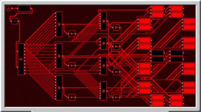 7 segment display demonstration using the microchip