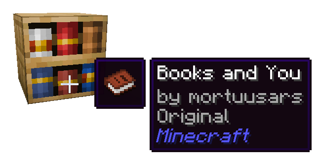 Chiseled Bookshelf tooltip