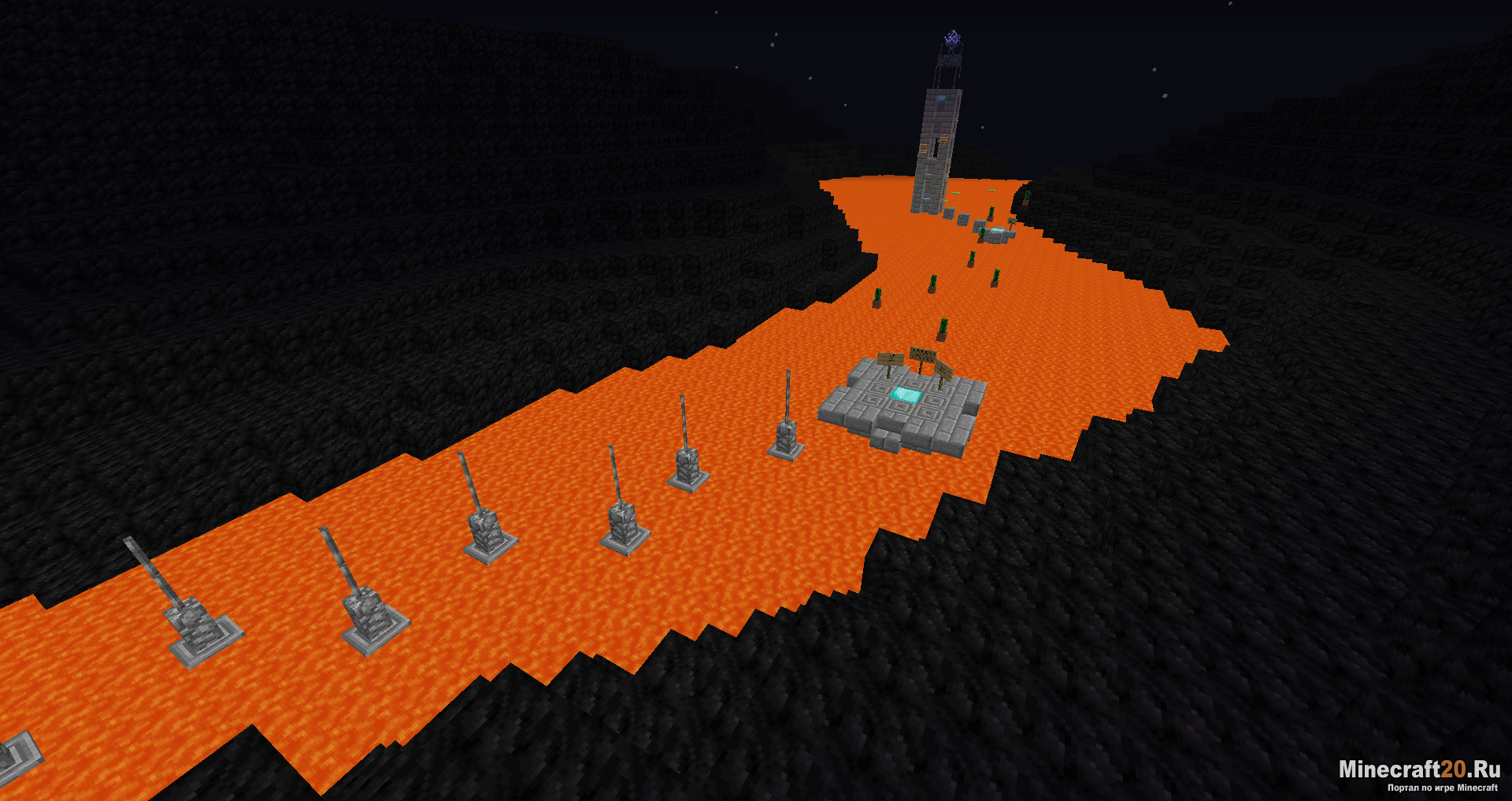 Паркур карта Volcano Valley [1.12.1] [1.12]