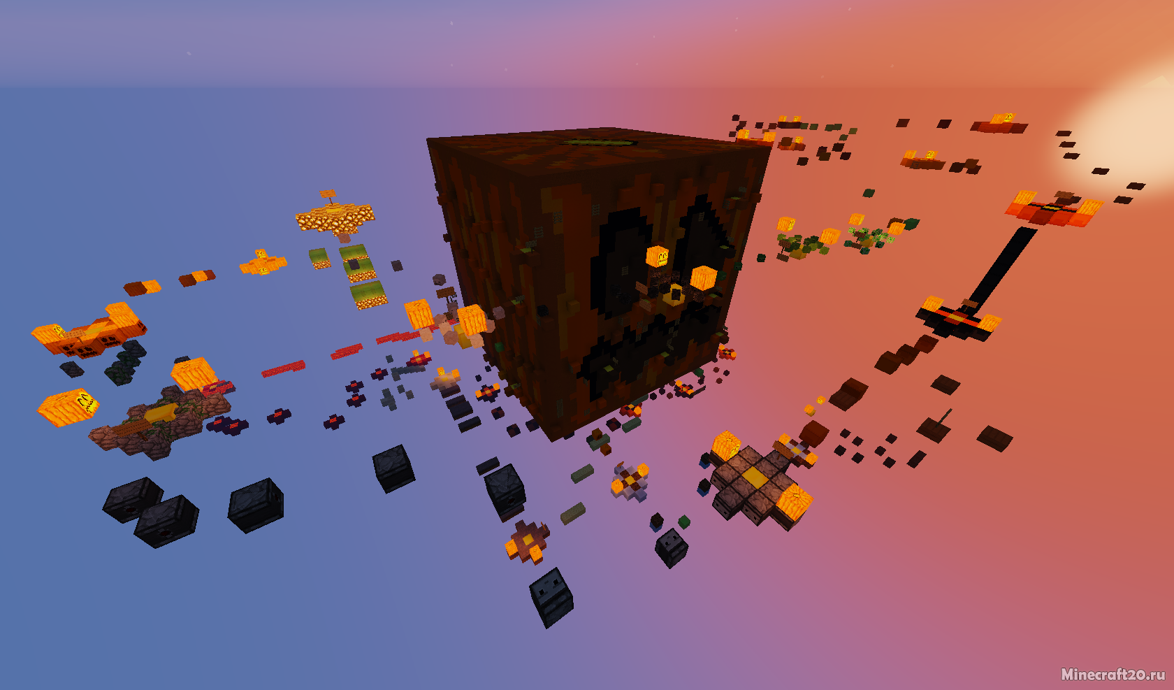 Карта 50 Stages Of Easy Halloween (Паркур) [1.12.2]