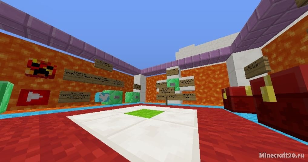 Карта Sprint Lava Parkour 3 (Паркур) [1.12.2]