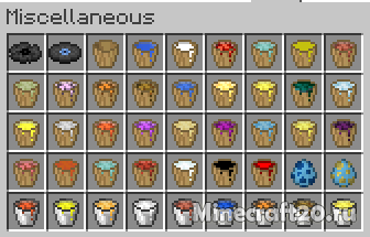 Мод Wooden Buckets 1.12.2/1.11.2 (Деревянные вёдра)