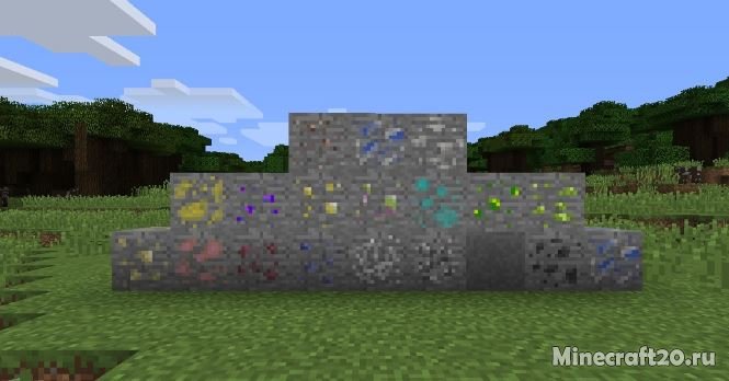 Мод Earth Stones [1.12.2] (Много редких руд)
