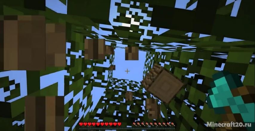 Мод Fast Leave Decay [1.12.2] (Быстрый распад листьев)