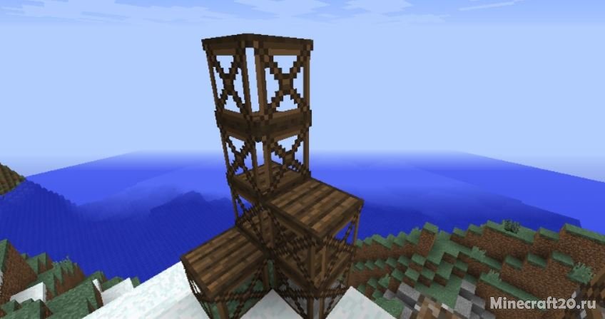 Мод Not Enough Scaffold [1.12.2] (Строительные леса)