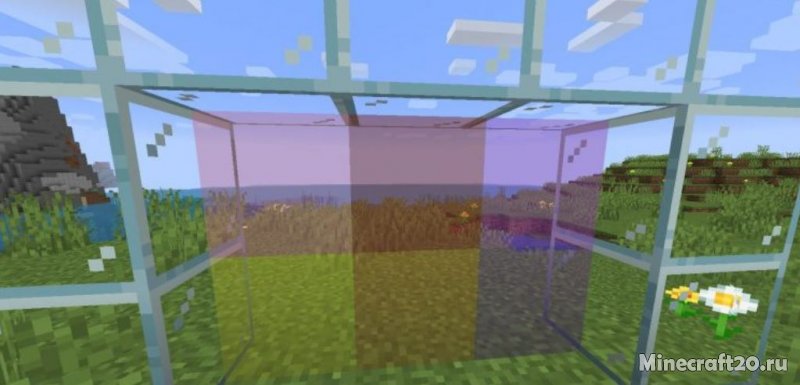 Minecraft connected glass