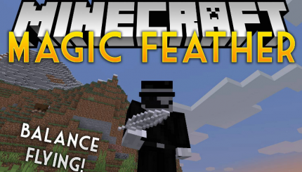 Мод Magic Feather 1.16.5/1.15.2 (Полет)