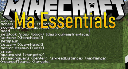 Мод Ma Essentials 1.18.1/1.17.1 (Команды)