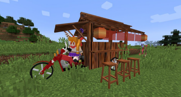 Мод Touhou Little Maid 1.20.1/1.18.2 (Декорации + НПС)