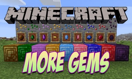 Мод More Gems 1.16.1/1.15.2 (Новые руды и предметы)