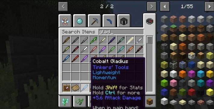 Мод Tinkers’ Reforged 1.18.2/1.16.5 (Поддержка материалов)