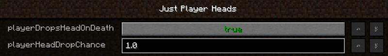 Мод Just Player Head 1.18.2/1.17.1 (Головы игроков в виде дропа)