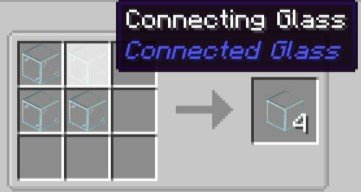 Мод Connected Glass 1.18/1.17.1 (Соединенные стеклянные панели)