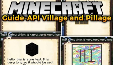 Перейти в новость Мод Guide-API Village and Pillage 1.19/1.18.2 (Создание гайдов)