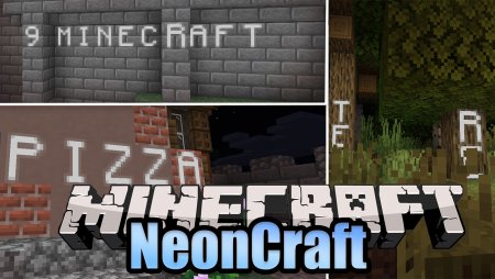 Перейти в новость Мод NeonCraft 1.18.2/1.16.5 (Декоративные источники света)