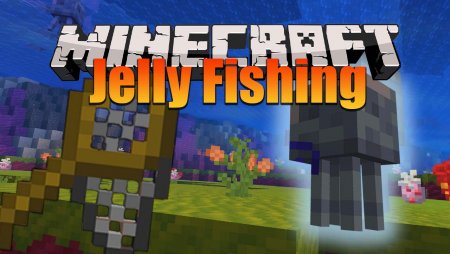 Перейти в новость Мод Jelly Fishing 1.19.3/1.18.2 (Биом, рыбалка, медузы)