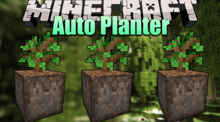 Мод Auto Planter 1.16.4 (Посадка деревьев)