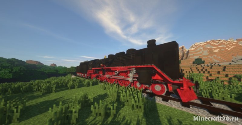 Майнкрафт immersive railroading как запустить поезд