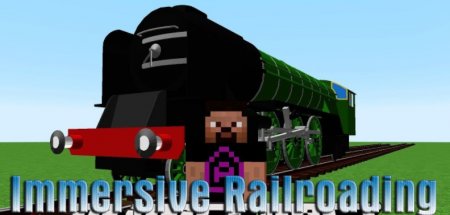 Мод Immersive Railroading 1.16.5/1.15.2 (Поезда в Майнкрафт)