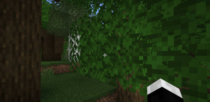 Мод Passable Foliage 1.20.1/1.19.4 (Блок листвы)