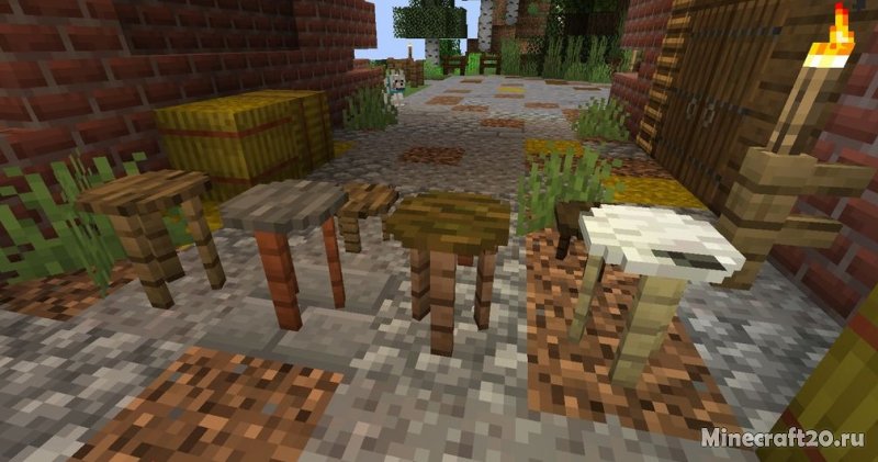 Мод Iron Age Furniture 1.18.2/1.17.1 (Мебель прошлых веков)