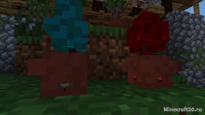 Bonsai Pots 1.19.2/1.18.2 (Текстуры японских растений 16x)