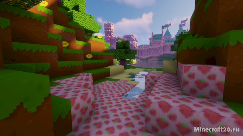 Kawaii World 1.18.1/1.17.1 (Красочные текстуры 16x)