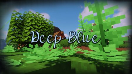 Deep Blue 1.18.1/1.17.1 (Яркие стильные текстуры 16x)
