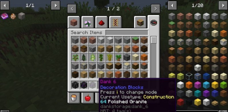 Мод Dank Storage 1.20.1/1.19.4 (Новые виды хранилищ) | 18-07-2023, 10:58 - Моды для Minecraft / Fabric / Сундуки и рюкзаки / 1.20.1 / 1.20 / 1.19.4 / 1.19.3 / 1.19.2 / 1.19.1 / 1.19 / 1.18.2 / 1.18.1 / 1.17.1 / 1.17 / 1.16.5 / 1.16.4 / 1.16.3 / 1.16.2  / 1.16.1  / 1.15.2 / 1.15.1 / 1.14.4