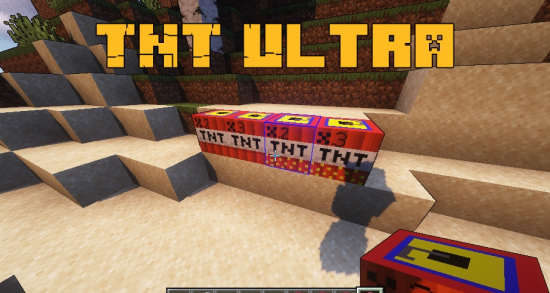 Перейти в новость Мод TNT Ultra 1.16.5 (Новые виды динамитов)