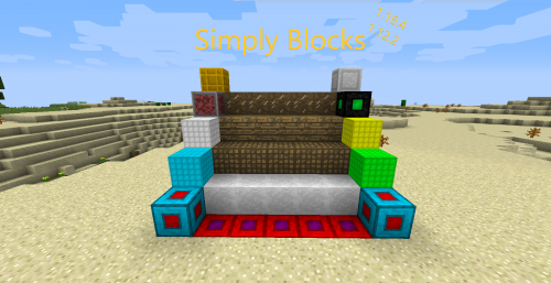 Перейти в новость Мод Simply Blocks 1.16.5/1.15.2 (Кирпичные конструкции)