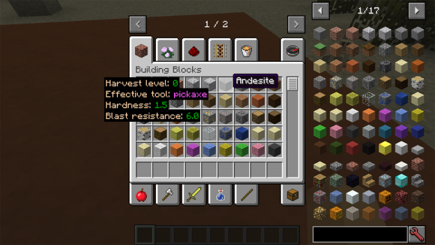 Мод Extended Item Information 1.16.5/1.15.2 (Больше информации о блоках)