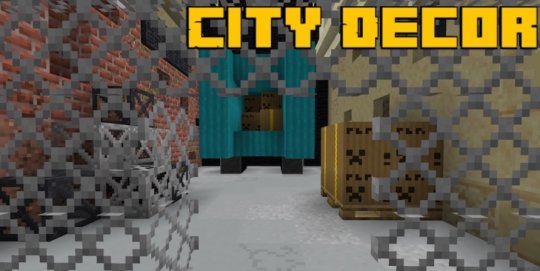 Перейти в новость Мод City Decor 1.16.5 (Городские декоративные блоки)