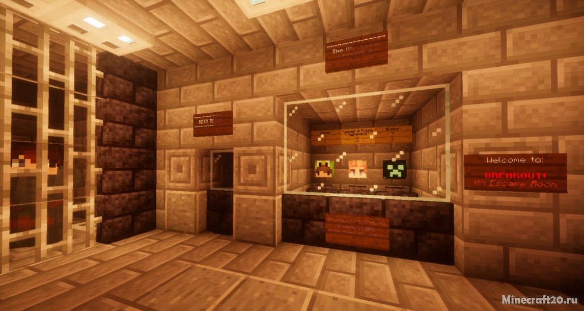 Карта BREAKOUT: An Escape Room 1.17.1/1.16.5 (5 головоломок) | 12-07-2021, 17:23 - Карты для Minecraft / 1.17.1 / 1.17 / 1.16.5 / 1.16.4 / 1.16.3 / 1.16.2 / 1.16.1 / 1.16 / Головоломки / Карты на прохождение