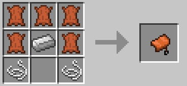 Мод Craftable Saddles 1.18.1/1.17.1 (Предметы для лошадей)