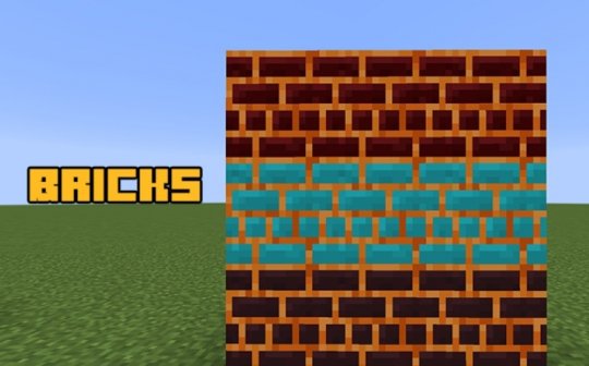 Мод Bricks 1.16.5 (Блоки для декора зданий)
