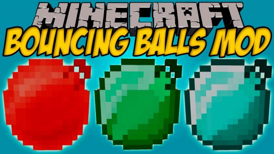 Мод Bouncing Balls 1.18.2/1.17.1 (Шары батуты)