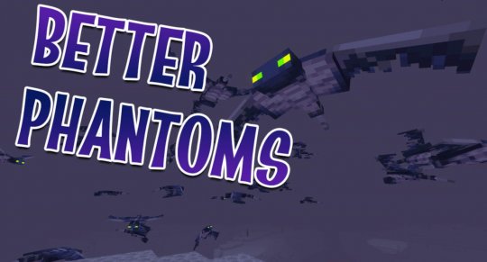 Перейти в новость Датапак Better Phantoms 1.17.1 (Улученный фантом)
