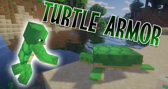 Перейти в новость Датапак Full Turtle Armor 1.17.1/1.16.5 (Станьте черепахой!)