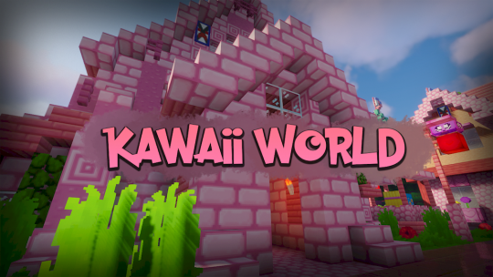 Перейти в новость Kawaii World 1.18.1/1.17.1 (Красочные текстуры 16x)