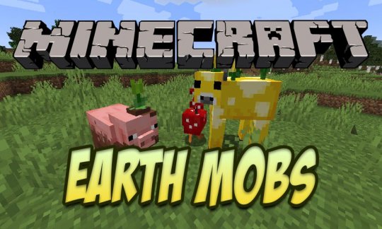 Мод Earth Mobs 1.19/1.18.2 (Добавьте моба из Minecraft Earth)