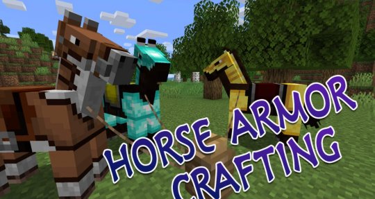 Перейти в новость Датапак Horse Armor Crafting 1.17.1/1.16.5 (Рецепт крафта доспехов лошади)