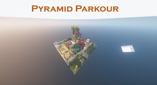 Перейти в новость Карта Minecraft Pyramid 1.17.1/1.16.5 (Паркур пирамида)