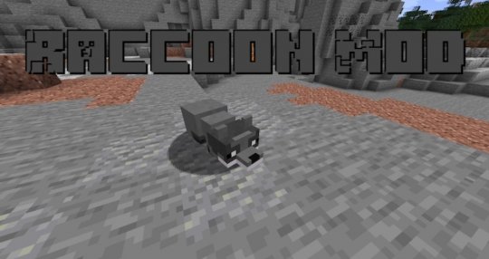 Перейти в новость Мод Raccoon 1.17.1 (Енот)