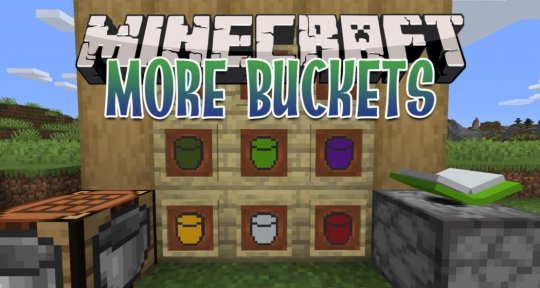 Датапак More Buckets 1.16.5/1.15.2 (Новые ведра)