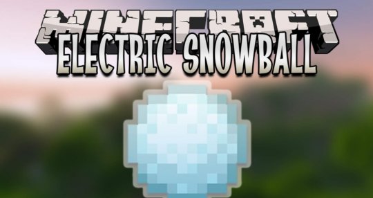 Перейти в новость Датапак Electric Snowball 1.17.1 (Мощный снежок)